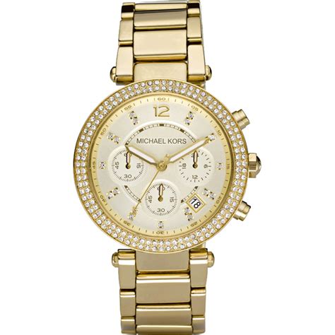 michael kors parker white leather watch|mk5354 Michael Kors Watch.